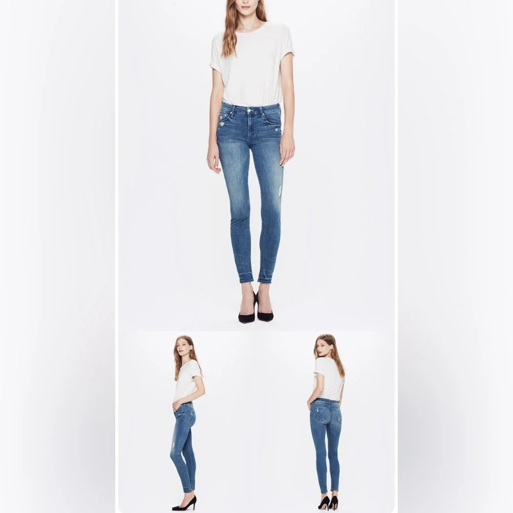 Mother The Looker Crop In Graffiti Girl Size 29 New - Picture 12 of 12